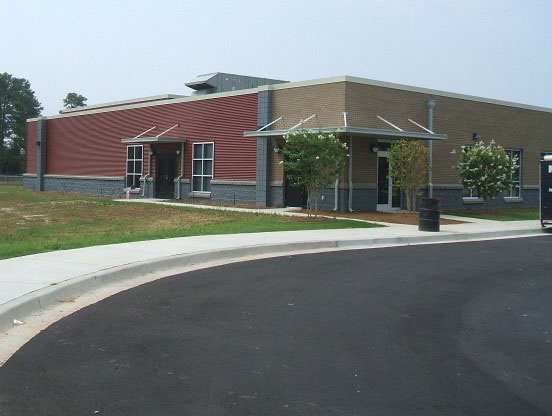The main entrance to the new Mini Theatre office and studio complex